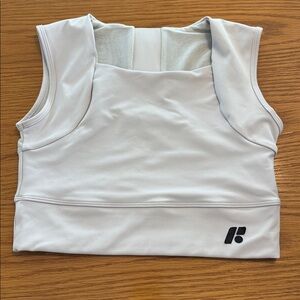 Forme Women's Corrective Posture Wire Free Power Bra Ecru Large